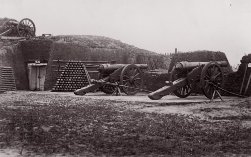 Fort Putnam, South Carolina, 1861-65. Formerly attributed to Mathew B. Brady.