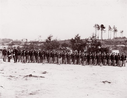 30th Pennsylvania Infantry, 1861-65. Formerly attributed to Mathew B. Brady.