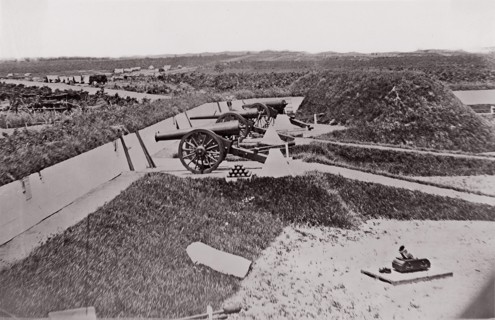 Cannon, 1861-65. Formerly attributed to Mathew B. Brady.