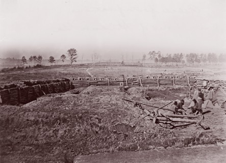 Rebel Fortifications in front of Atlanta, ca. 1864.