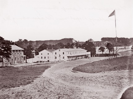 Camp Barry near Bladensberg, Maryland. Artillery Depot, 1861-65. Formerly attributed to Mathew B. Brady.