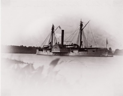 U.S. Gunboat "Mendota", James River, 1861-65. Formerly attributed to Mathew B. Brady