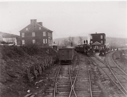 Hanover Junction, Pennsylvania, 1861-65. Formerly attributed to Mathew B. Brady.