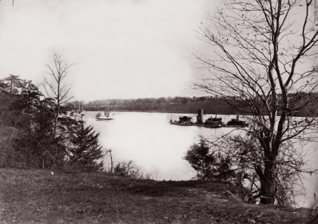U.S. Monitor Onondaga, James River, 1861-65. Formerly attributed to Mathew B. Brady.