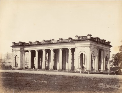 Prinsep's Ghat, Calcutta, 1850s.