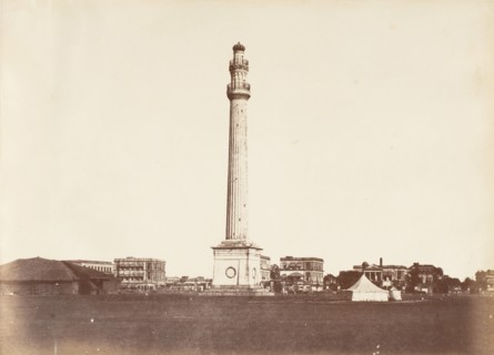 [Ochterlony Monument, Calcutta], 1850s.