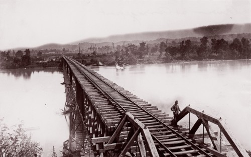 Tennessee River at Bridgeport, ca. 1864.