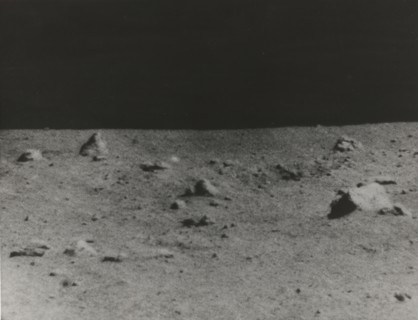 Lunar Surface Photographed by Surveyor V, 1967.