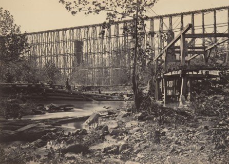 Trestle Bridge at Whiteside, 1860s.