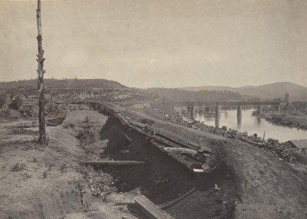 Defences of the Etawah Bridge, 1860s.