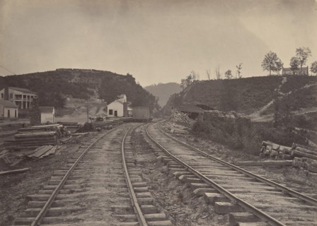 The Allatoona Pass Looking North, Georgia, 1860s.