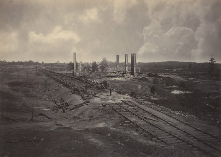 Destruction of Hood's Ordinance Train, 1860s.