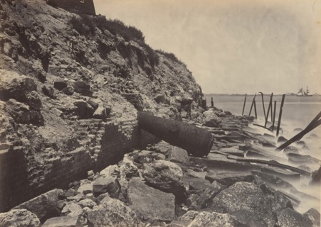 Exterior View of Fort Sumpter, 1860s.