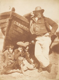 Newhaven Fisherman with Two Boys, 1843-47.