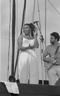 Carol Kenyon and Jim Mullen, Capital Jazz Festival, Knebworth House, Herts, July 1982.