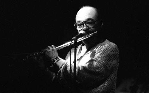 James Moody, Ronnie Scott's Jazz Club, Soho, London, Apr 1987. Creator: Brian O'Connor.