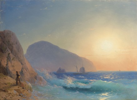 Alexander Pushkin in the Crimea. Creator: Aivazovsky, Ivan Konstantinovich (1817-1900).