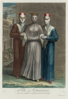 Armenian bride before the wedding, 1714. Creator: Haussard, Jean-Baptiste (1679/80-1749).