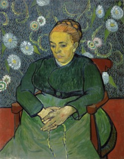 Augustine Roulin (La berceuse), 1889. Creator: Gogh, Vincent, van (1853-1890).