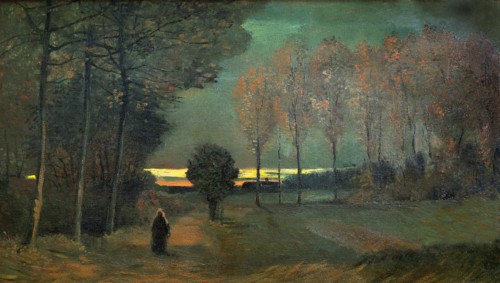 Autumn landscape in the evening, 1884. Creator: Gogh, Vincent, van (1853-1890).