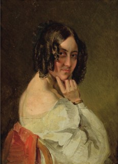 Baroness Therese von Droßdik, née Malfatti (1792-1851). Creator: Saar, Karl (Carl) von (1797-1853).