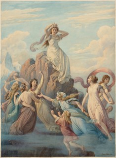 Berglied (Mountain Song) after Friedrich Schiller, 1881. Creator: Bode, Leopold (1831-1906).