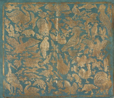 Brocade paper with bird depictions, c. 1790. Creator: Munck, Johann Carl (1750-1794).