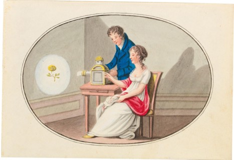 Camera obscura, c. 1830. Creator: Anonymous.