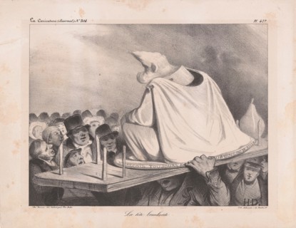 Caricature of Louis Philippe I (1773-1850), King of the French, 1834. Creator: Daumier, Honoré (1808-1879).