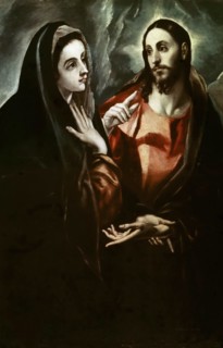 Christ taking leave of his Mother, ca. 1600. Creator: El Greco, Dominico (1541-1614).