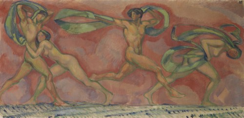 Dance frieze, 1912. Creator: Hofmann, Ludwig, von (1861-1945).