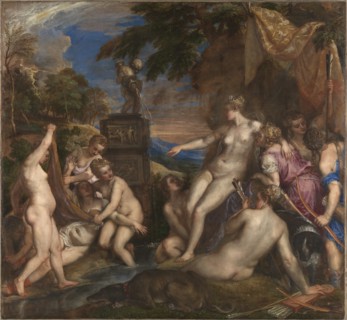 Diana and Callisto, 1556-1559. Creator: Titian (1488-1576).