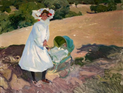 Elenita in El Pardo, 1907. Creator: Sorolla y Bastida, Joaquín (1863-1923).