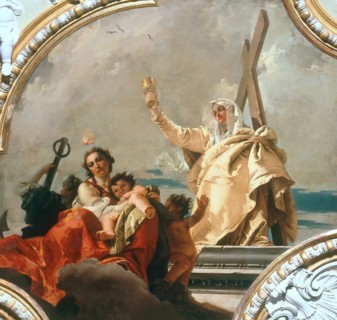 Faith, Hope and Charity, 1744. Creator: Tiepolo, Giambattista (1696-1770).