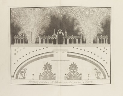 Festival On the occasion of the marriage of Ferdinand, Duke of Parma to the Archduchess..., 1769. Creator: Bodoni, Giambattista (1740-1813).