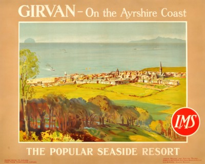 Girvan - On the Ayrshire Coast. The Popular Seaside Resort, 1920s. Creator: Sloane, James Fullarton (1866-1947).