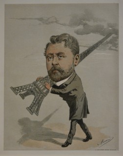 Gustave Eiffel (From: Les Hommes du siècle). Creator: Vaché, Amand (active 1860s-1880s).