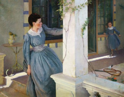 Hide and seek, 1890. Creator: Rosset-Granger, Édouard (1853-1934).