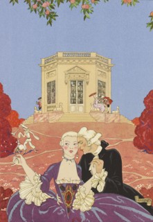 Illustration for "Fêtes galantes" by Paul Verlaine, 1928. Creator: Barbier, George (1882-1932).
