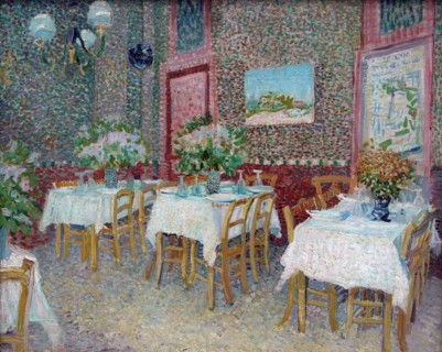 Interior of a restaurant, 1887. Creator: Gogh, Vincent, van (1853-1890).