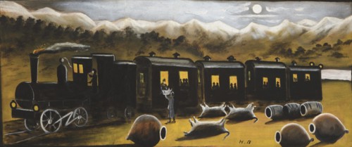 Kakhetian Train. Creator: Pirosmani, Niko (1862-1918).