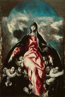 La Virgen de la Caridad (The Madonna of Mercy), ca 1600-1603. Creator: El Greco, Dominico (1541-1614).