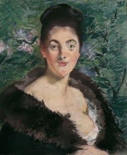 Lady in a Fur Coat, c. 1880. Creator: Manet, Édouard (1832-1883).
