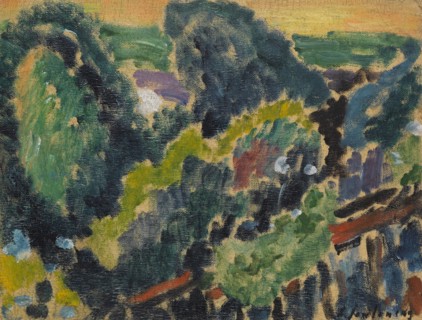 Landscape on Lake Geneva, c. 1914. Creator: Javlensky, Alexei, von (1864-1941).