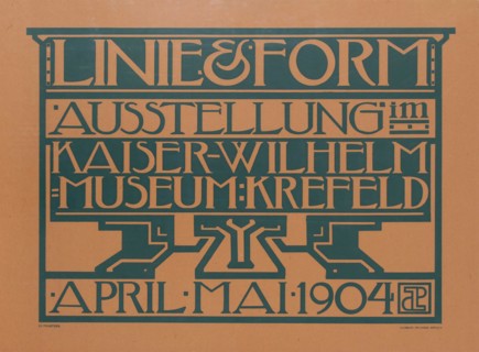 Linie & Form exhibition, 1904. Creator: Praetere, Jules de (1879-1947).
