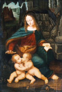 Madonna and Child with the Infant Saint John, c. 1496. Creator: Bernardino de Conti (1450-1525).
