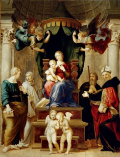 Madonna del Baldacchino, ca 1506-1508. Creator: Raphael (Raffaello Sanzio da Urbino) (1483-1520).