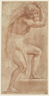 Man half-wrapped, carrying a burden, 1514-1516. Creator: Raphael (Raffaello Sanzio da Urbino) (1483-1520).
