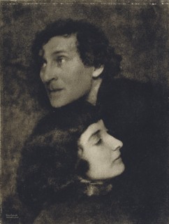 Marc and Bella Chagall, 1923. Creator: Erfurth, Hugo (1874-1948).