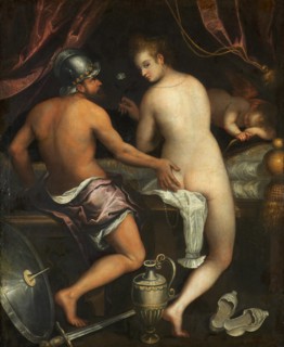 Mars and Venus, ca 1595. Creator: Fontana, Lavinia (1552-1614).